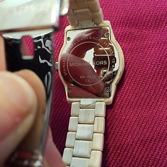 Michael Kors silver base ladies watch
